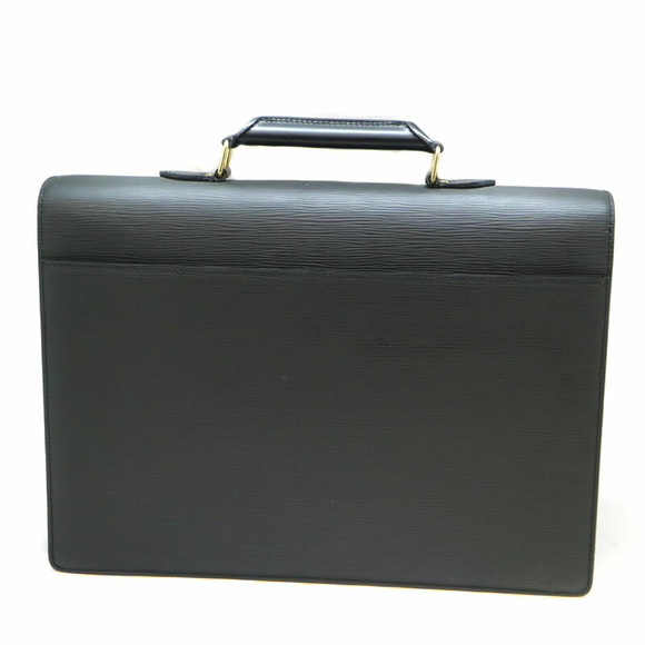 Louis Vuitton Conseil Briefcase Black Epi Serviette - Picture 1 of 10